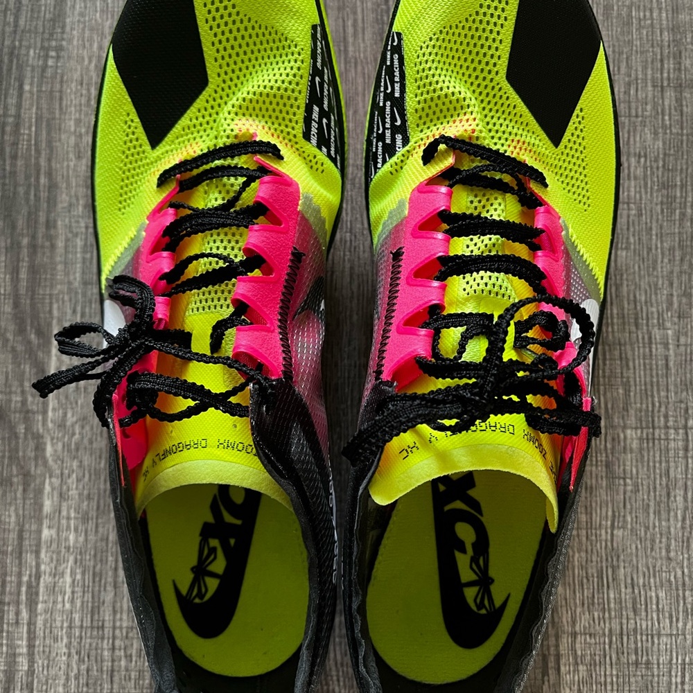 Men’s sized 12 Nike ZoomX Dragonfly XC spikes